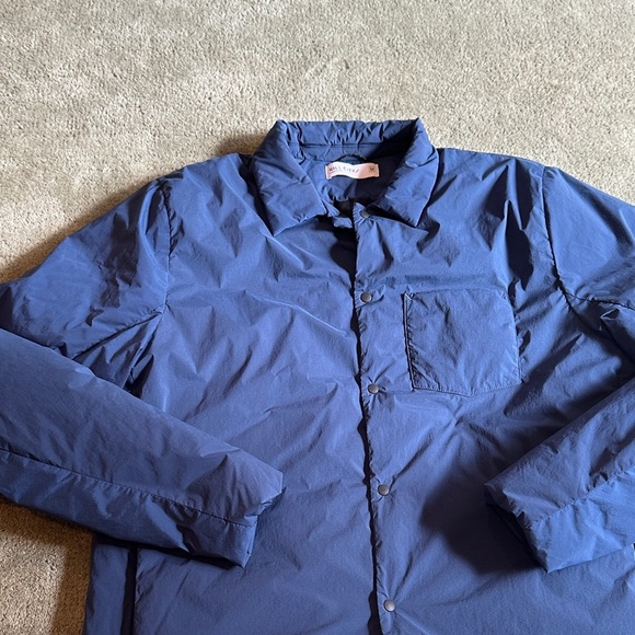 HUCKBERRY- Hill City Men's Thermal Light Shirt Jacket Blue Size Medium - Picture 3 of 16